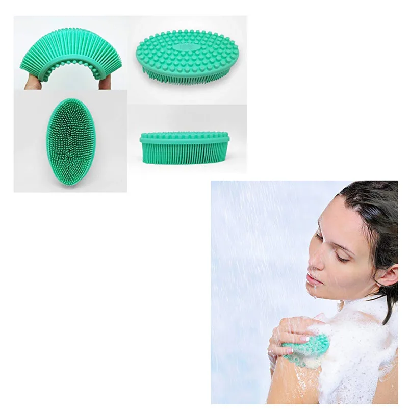 Face & Body Bath Brushes Gentle Scrub Skin Exfoliation Massage Nubs Improve Cellulite hot sale #4d04 (23)