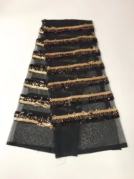 

Fashion african cord lace high quality multi color cord lace african guipure lace fabric for wedding dresses with sequins