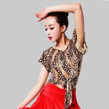 Новая мода, Современный топ для латинских танцев для женщин/девочек/леди, танго Румба, бальный танцевальный костюм, одежда для выступлений, топы