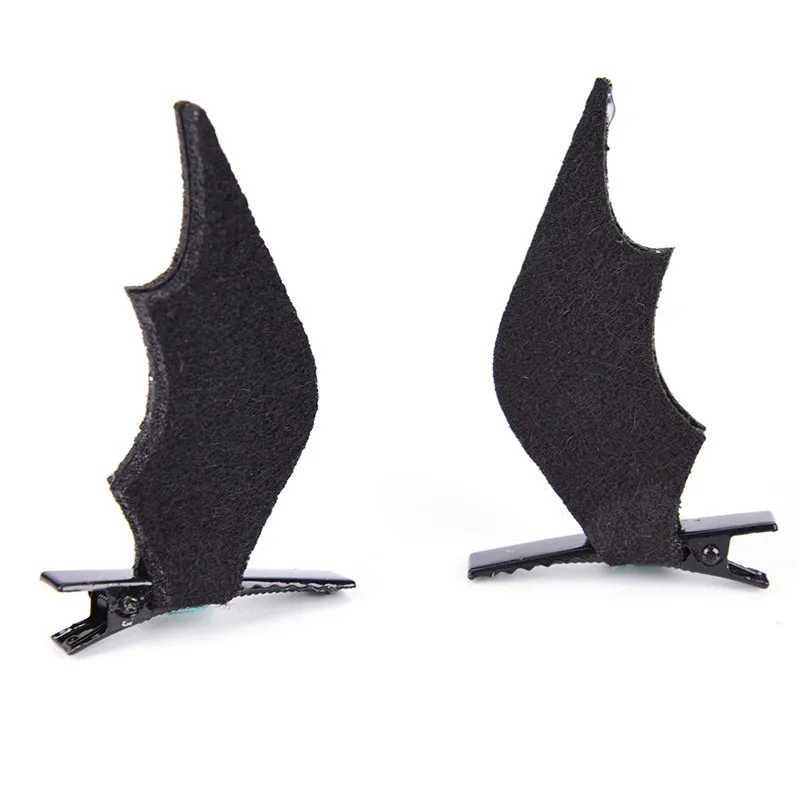 1 pairDevil Bat Wings Hair Clip Bat Hairpins Halloween Costume Hair