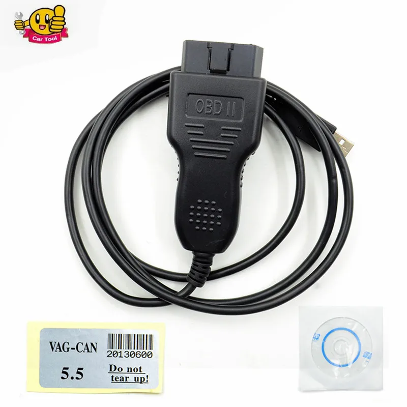 VAG K может Commander 5,5 + считыватель 3,9 бета VAG километров программы OBD2 сканер VAG CAN Commander 5,5 с бесплатной доставкой; LR10