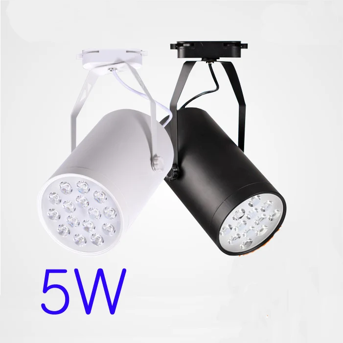 5w Ac90 260v Aluminum Material Led Track Lighting Small Size Black White Shell Lighttrack Light Aliexpress 5w Ac90 260v Aluminum Material Led