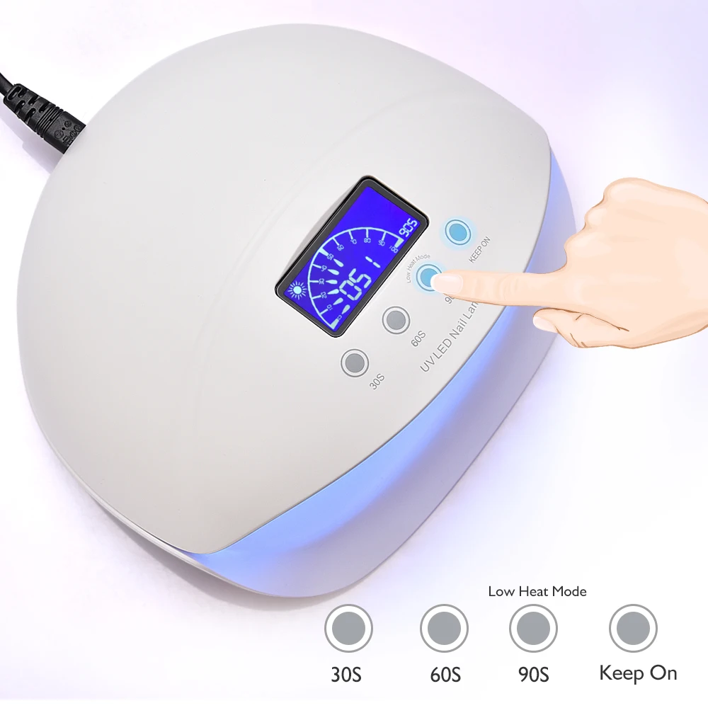 50W UV LED Lamp Nail Dryer Auto Sensor for Gel Varnish Curing Polish With Infrared Red Light Hand-care Mode Manicure Art Tool