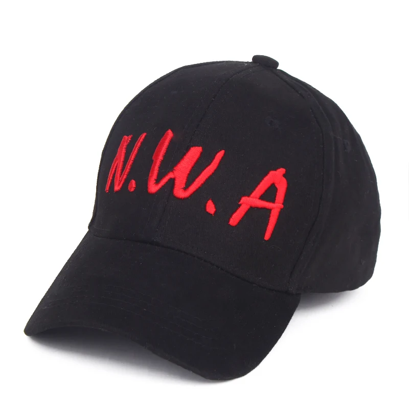 

2016 new N.W.A letter men&women baseball cap NWA Black Cap Hat Compton Niggaz Outdoor sports Hip-hop hat 3 Colors