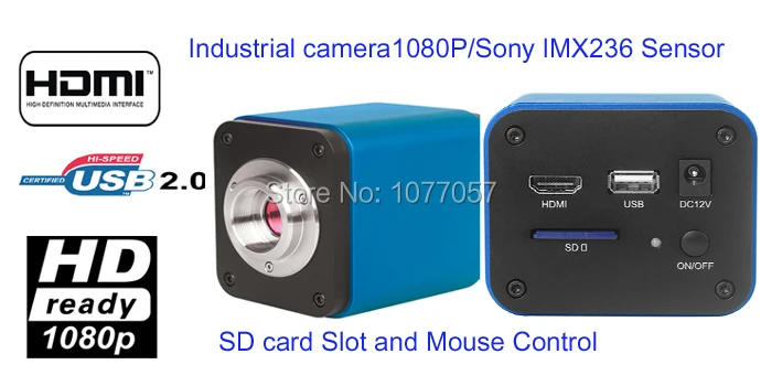 

Factory Direct sale ,Professional 1080P 60fps HDMI microscope camera support windows XP/Vista/W7/W8/MAC