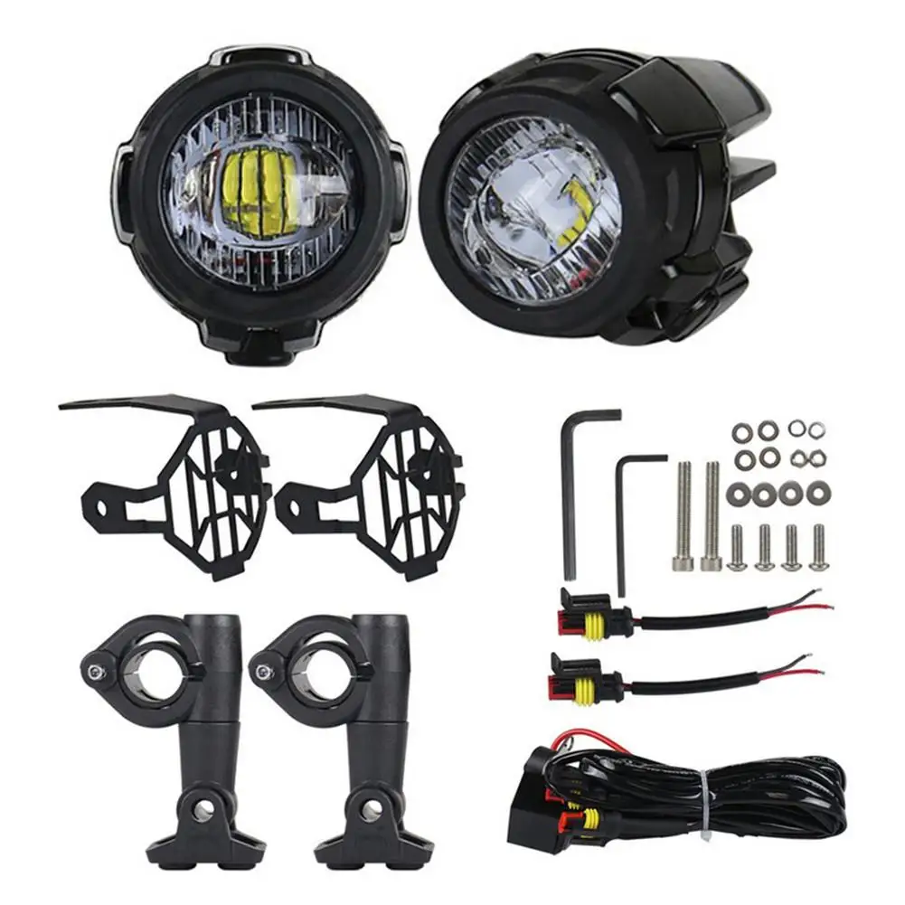 

1 Set Motorcycle Fog Light LED Auxiliary Light Set 10V-24V Universal Motorcycle 40W Headlight For BMW R1200G F800GS