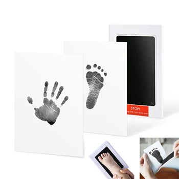 

Newborn Baby Handprint Footprint Inkless Non-Toxic Touch Ink Pad DIY Photo Frame Girl/Boy Infant Baby Souvenirs Gift Decoration