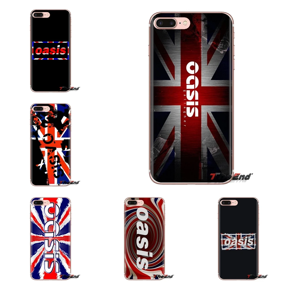 Soft Transparent Cases Covers For Xiaomi Redmi 4A S2 Note 3 3S 4 4X 5 Plus 6 7 6A Pro Pocophone F1 oasis band uk flag Poster |
