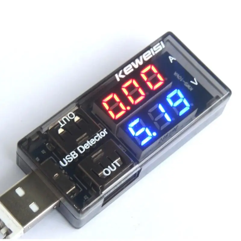 

3-9V Battery Tester Voltage Current Detector Mobile Power Voltage Current Meter USB Charger Doctor Charging Voltmeter Ammeter
