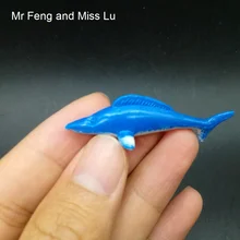 Синие морские организмы Фигурки Животных Фигурки рыбы обучающее руководство обучающая игрушка