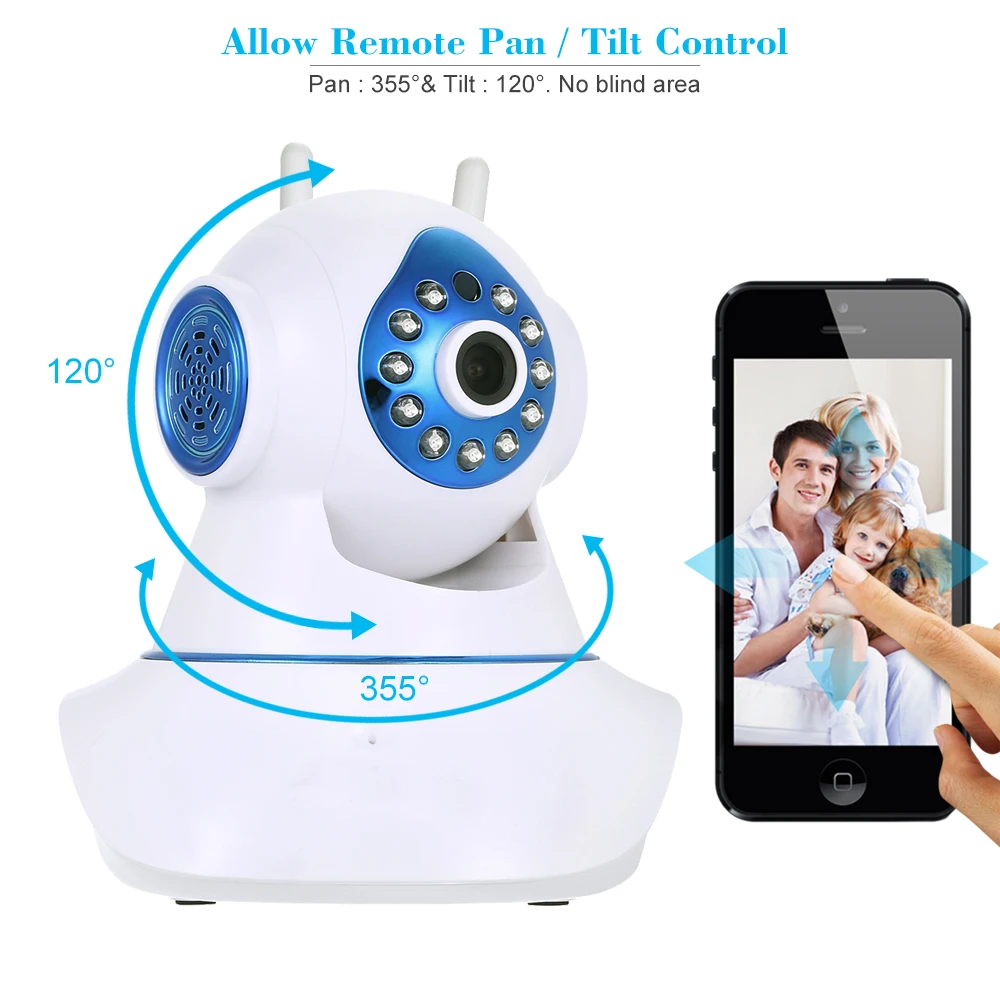 rsj Wireless wifi Security Camera IP 1080P Camera Smart CCTV Security Camera Network Baby Monitor Home Serveillance Wifi Camera