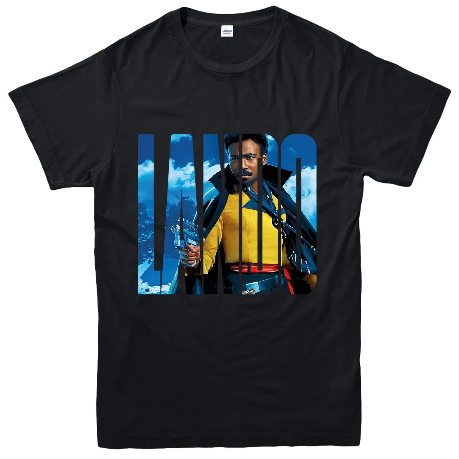 

Lando Calrissian T-Shirt, Lando Star Wars Character Inspired Tee Top Youth Round Collar Customized T-Shirts free shipping