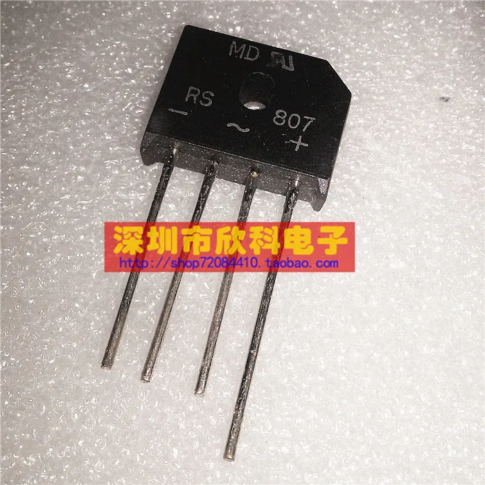 RS807 bridge rectifier flat bridge bridge 8A 700V RS807 GENUINE NEW ...