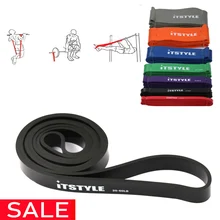 4" 208 см эспандер из натуральной латексной резины с петлей для тренажерного зала усиленная эластичная лента для тренировок и фитнеса