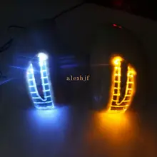 Led зеркало заднего вида огни + крышка, желтые поворотники, DRL, как первом случае лампы для Land Cruiser cygnus Lexus LX470 1998 ~ 2006