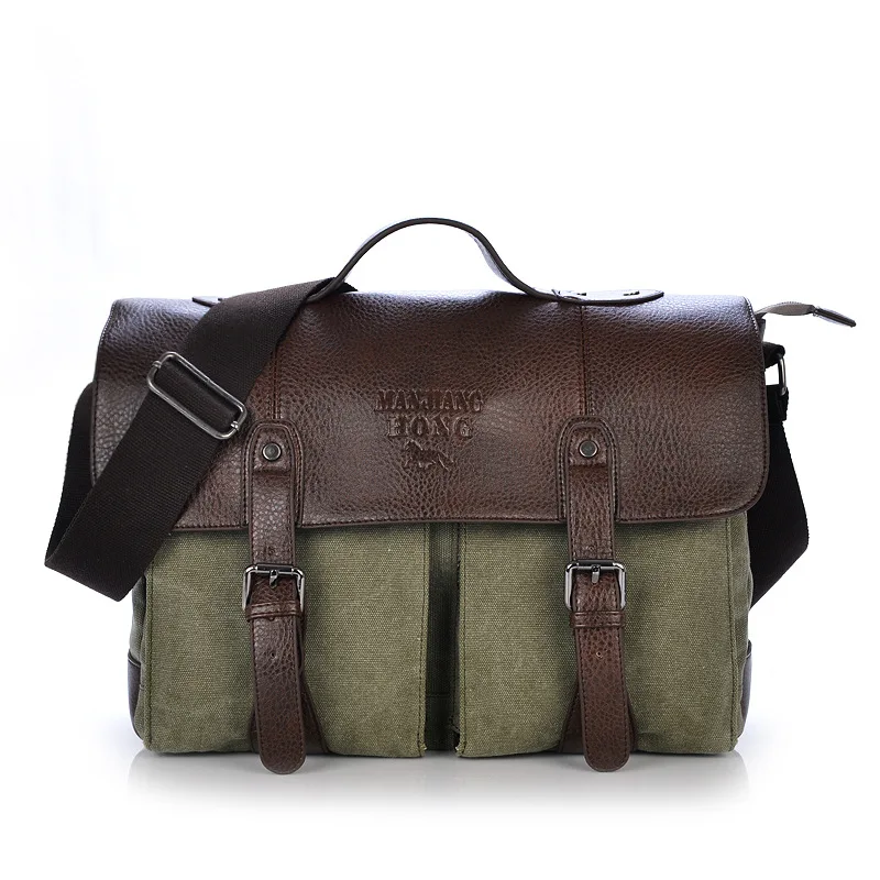 2019 nuevos bolsos de lona Vintage para hombre, bolsos de hombro de alta calidad para hombre, bolsas de mensajero de gran capacidad para hombre 2019 nuevos bolsos de lona Vintage para hombre, bolsos de hombro de alta calidad para hombre, bolsas de mensajero de gran capacidad para hombre