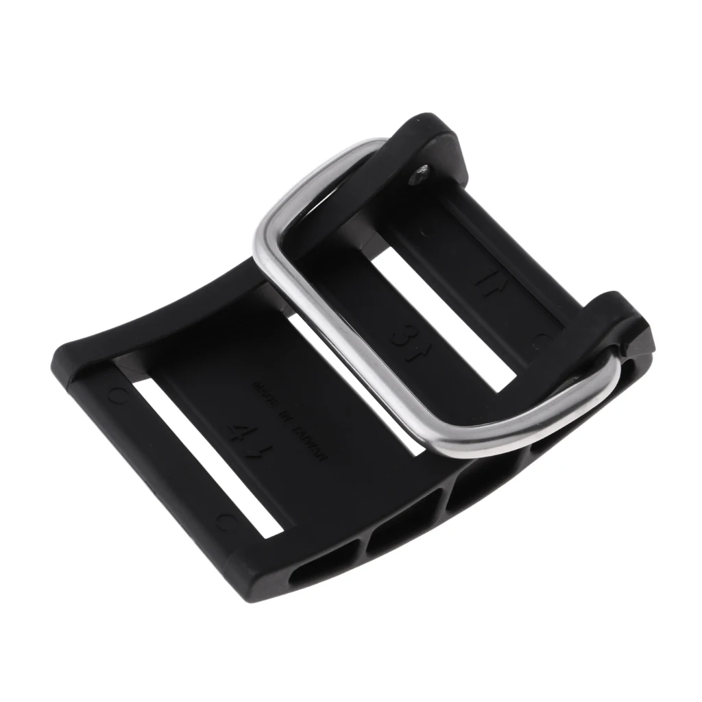 MagiDeal Set 2 Nylon Scuba Diving Dive BCD Tank Cylinder 2 inch Strap Cam Buckle Replacement