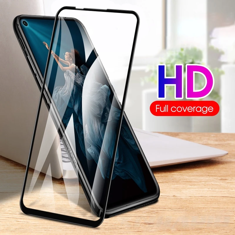 

Full Coverage Tempered Glass For Huawei Honor 20 10 Lite 8X 8S 8C 8A 9 Lite 10i 20i Play HD Screen Protector Anti-scratch Glass