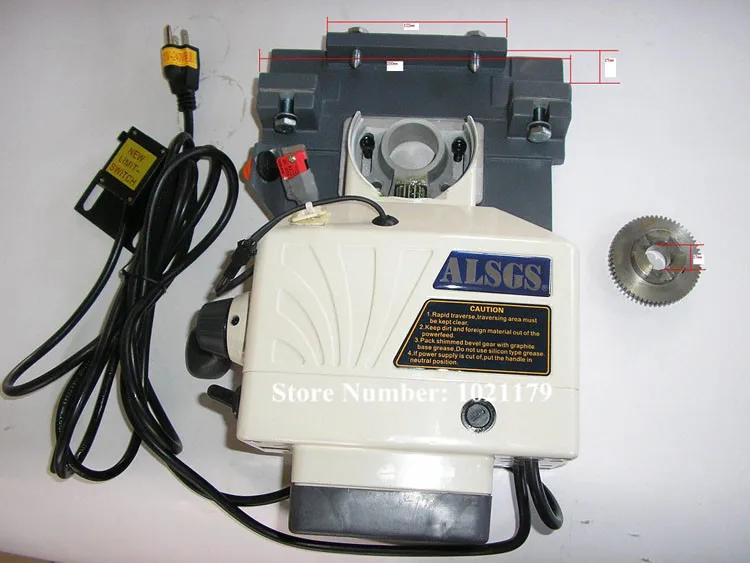 Milling Machine Horizontal Power Feed 110V / 220V 50/60HZ 450 in-lb Horizontal Auto Power Feeder