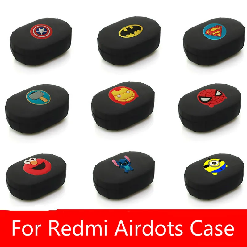 

Silicone Case Cover For Xiaomi MI Redmi AirDots Version Wireless Bluetooth Earphone TWS Charging Case Soft TPU Shell Funda