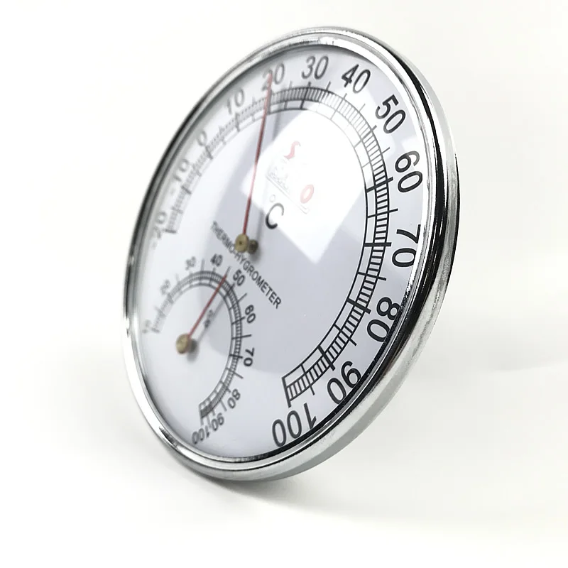 

Stainless Steel Sauna Thermometers Hygrometer Bath Sauna