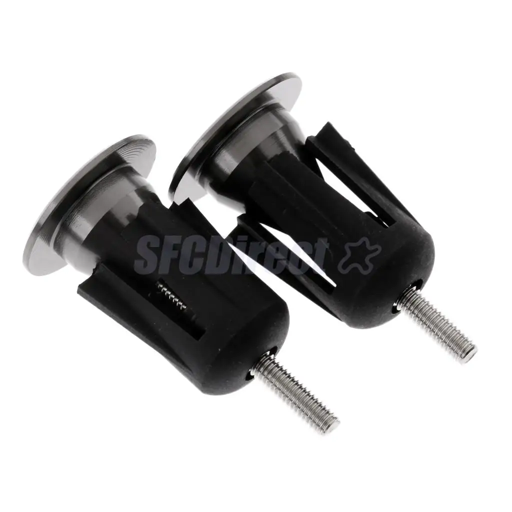 1 Pair Aluminum Alloy Bike Handlebar End Plugs Mountain Road Bicycle Cycling Handle Bar Grips Caps Stoppers 