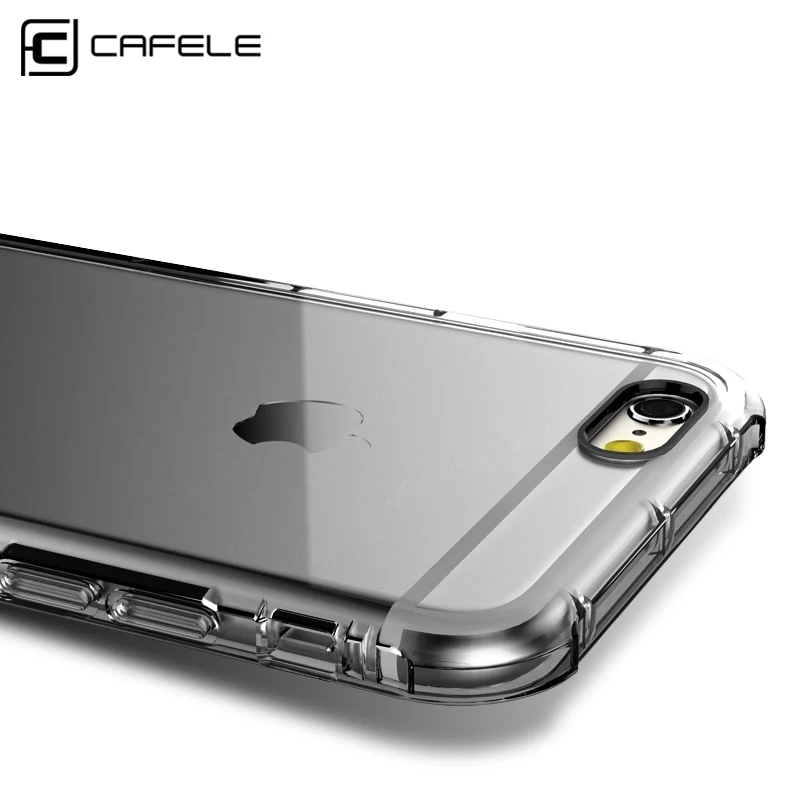 CAFELE Luxury Case for iphone 6 cases Transparent Soft TPU Silicon Cover for Apple iphone 6S Plus Case with Shockproof Cushion