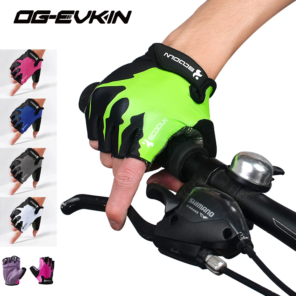 

NEW Summer half finger Cycling gloves Short Fitness Sport riding gloves Breathable Silica gel Non-slip Half finger