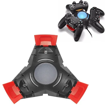 

3 In 1 USB Charge Dock Gaming Controller LED Charging Stand For Sony Playstation 4 PS4 Slim Pro Charger Triangle Dock Holder