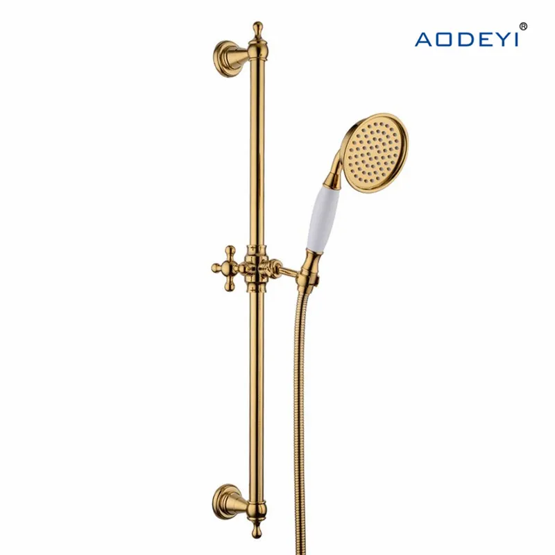 Gold Brass Shower Slide Barbrass showershower showerslide shower