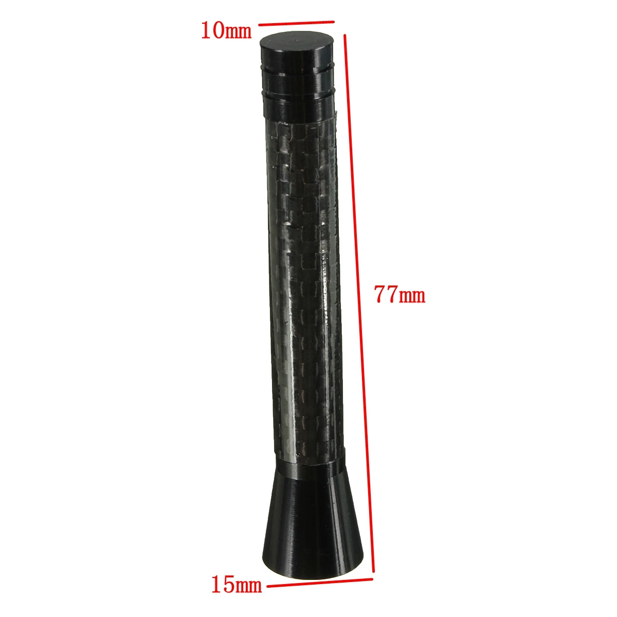 7.7cm/10.7cm Union Jack Car Roof Radio Aerial fm Antenna Antena for Mini Cooper S JCW R55 R56 R57 R60 F55 F56 - Color Name: 7.7cm