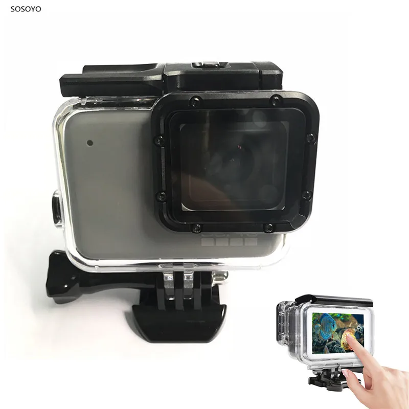 Para GoPro 8 Silicona Funda Cubierta Protectora A prueba de choques Cámara cubierta protectora de marco