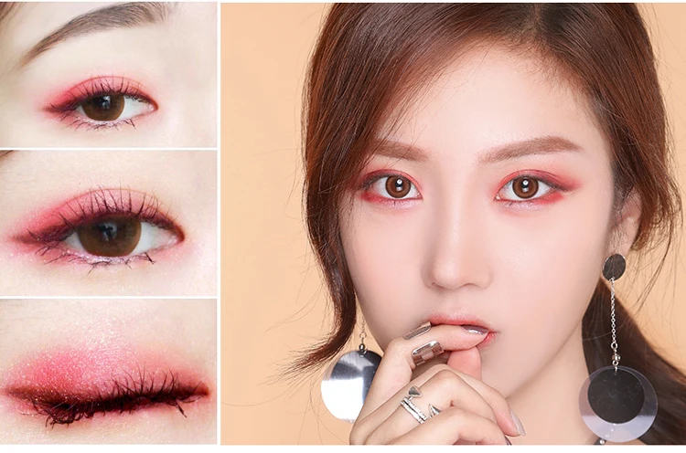 HOLD LIVE 9 Color Eyeshadow Palette Shimmer Matte Glitter Eye Shadow Palette Pigment Diamond Eyeshadow Glitter Nude Eyes Makeup (4)