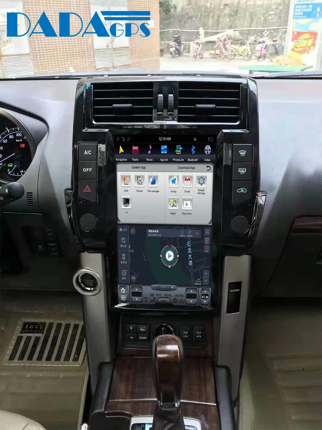 13,6 ''Tesla Android 8,1 Автомагнитола для TOYOTA Land Cruiser Prado 150 2010-2013 gps навигация Голосовое управление встроенный CARPLAY