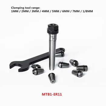 

CNC Milling Collet Chuck Morse Taper Collet Chuck Holder Chuck Drill milling machine cutter Holder MT1-ER11 MT2/MT3/MT4-ER25