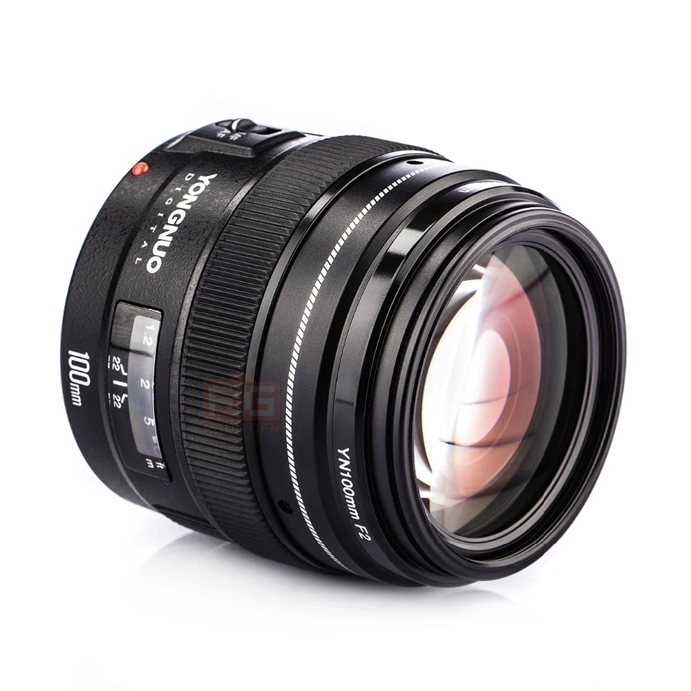 YONGNUO YN100mm F2 Средний телеобъектив для камеры Canon EOS Rebel AF MF 5D 5DIV 1300D T6 760D 750D 1D 5DS сумка для объектива