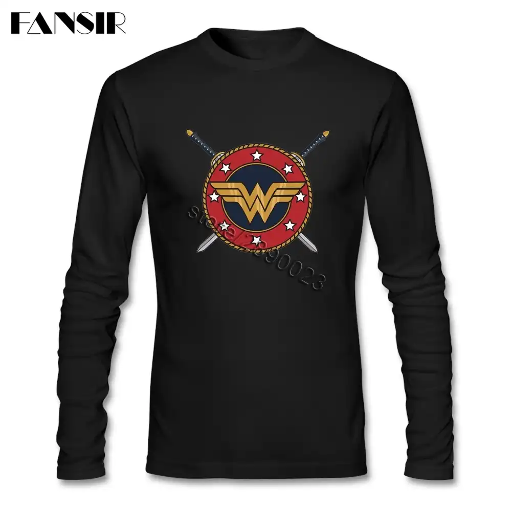 camisas de cuello redondo para hombre