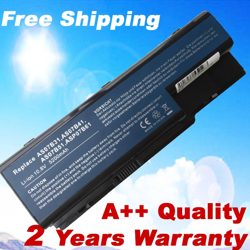 

Laptop Battery AK.006BT.019 AS07B31 AS07B41 AS07B51 AS07B61 AS07B71 LC.BTP00.008 LC.BTP00.014 For Acer Aspire 5220 5230 5235