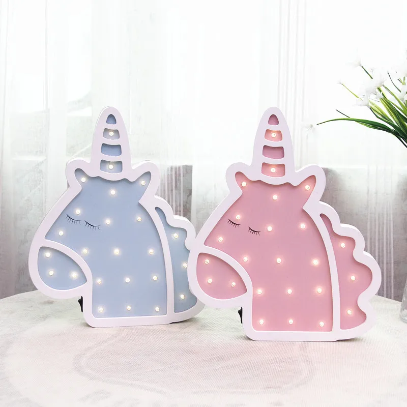 

Europe Wooden LED Night Light Ornament Kids Room Home Decoration Accessories Decor Miniature Figurine Crafts Furnishing Articles