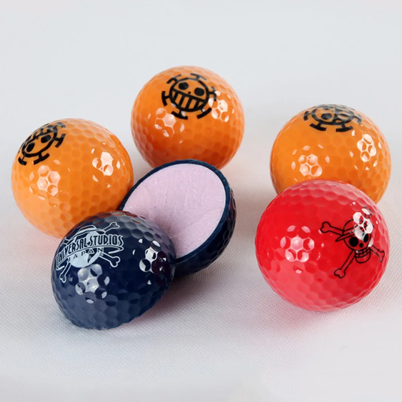 

Multicolor Choose Cute Cartoon GOLF Ball Exercise Two Piece/2layer Distance Ball Competition Plating Crystal Balls Accessories