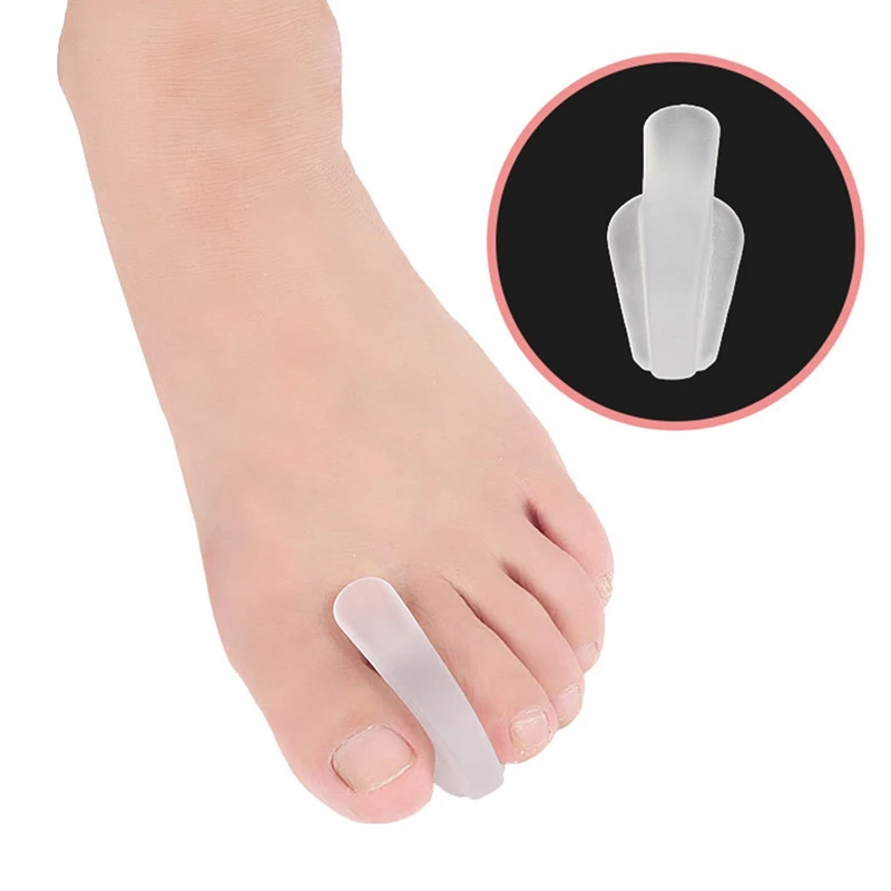 

1 Pair=2 Pcs Gel Silicone Bunion Corrector Big Toe Separators Straightener Spreader Foot Care Tool Hallux Valgus Pro Massager