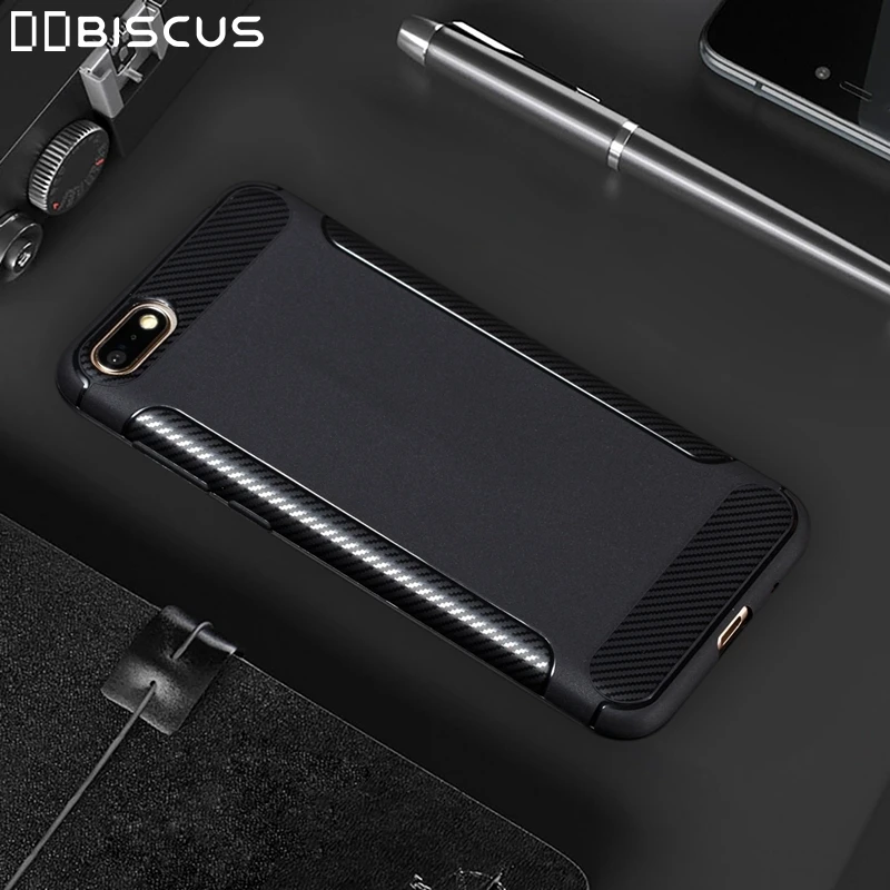 

Huawei Y 5 2018 DRA-L21 Luxury Armor back Shockproof Soft Silicone Case For Huawei Y5 Prime 2018 DUA-LX2 Y5 Lite DRA-LX5 Cover