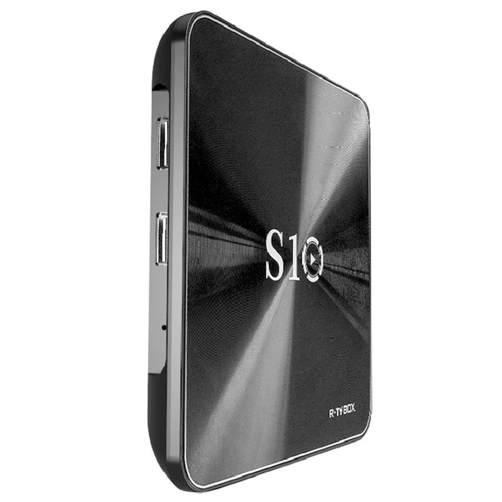R-TV BOX S10 4K UHD DUAL WIFI BT4.1 Android 7.1 Smart Tv Box(US Plug)