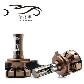 

JHS Factory Supply M6S Car Headlight H7 H4 LED H1 H11 H3 H13 H27 880 9006 9007 80W 10000LM Auto Headlamp ZES chip Light Bulb