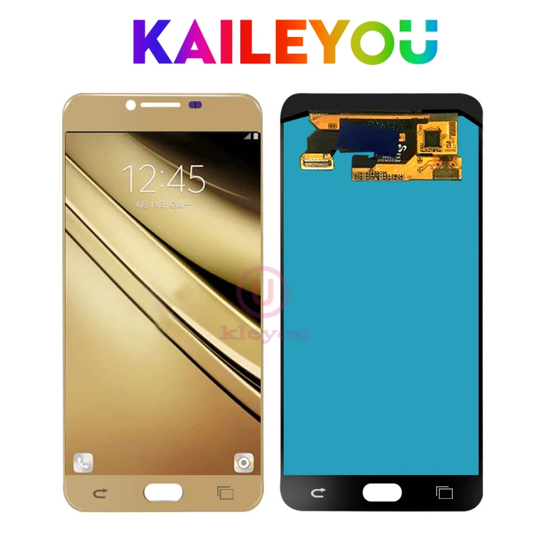

ORIGINAL 5.2'' SUPER AMOLED Display for SAMSUNG Galaxy C5 LCD C5000 Touch Screen Digitizer Replacement Parts