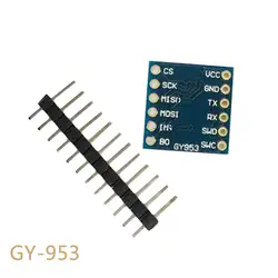 AHRS электронный компас модуль Band компенсации наклона модуля сверхмалый последовательный порт SPI интерфейс GY-953 GY010