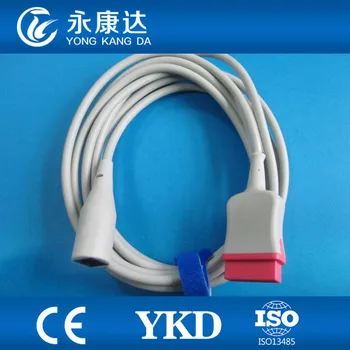 

2pcs/lot GE Marqutte IBP Cable to Abbott transducer adapter Cable