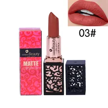Habibi beauty matte lipstick pintalabios Lips makeup Moisturizer Long Lasting q71204