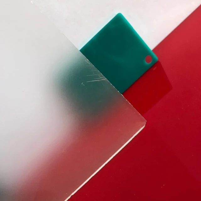 3 mm ACRYLIQUE TRANSPARENT GIVRÉ