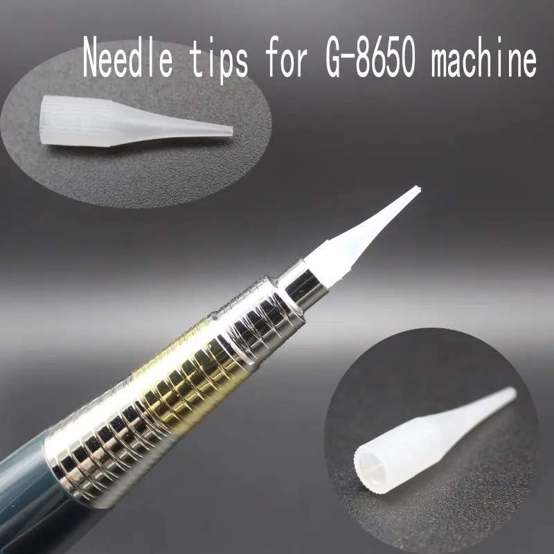 500Pcs Giant Sun Tattoo Tips Eyebrow Needles Caps Nozzle for Permanent Makeup Eyebrow Lip Sunshine Tattoo Machine